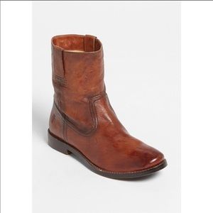 Frye Anna Leather Shortie Boot